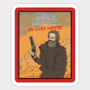 Mad Marx: The Class Warrior Sticker